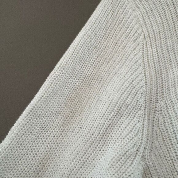 Lauren Ralph Lauren Women’s 1/4 Zip Up Knit Sweater Size XL Black/White Color - Picture 4 of 13